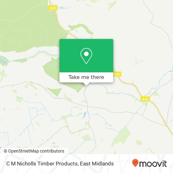 C M Nicholls Timber Products map