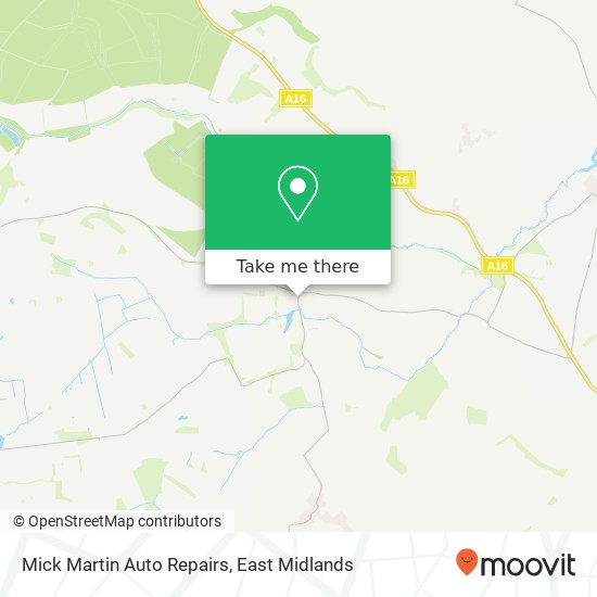 Mick Martin Auto Repairs map