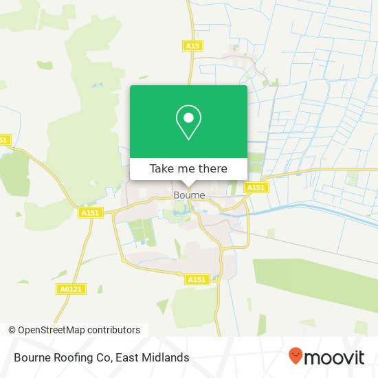Bourne Roofing Co map