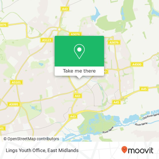 Lings Youth Office map