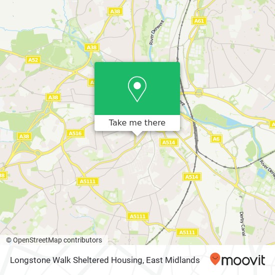 Longstone Walk Sheltered Housing map