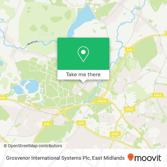 Grosvenor International Systems Plc map