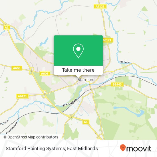 Stamford Painting Systems map