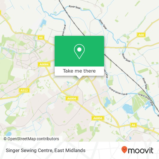 Singer Sewing Centre map