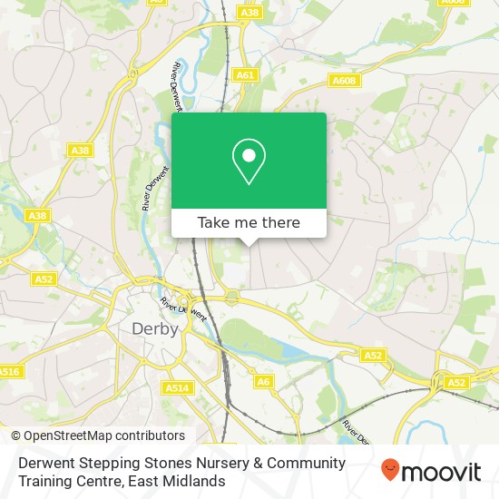 Derwent Stepping Stones Nursery & Community Training Centre map