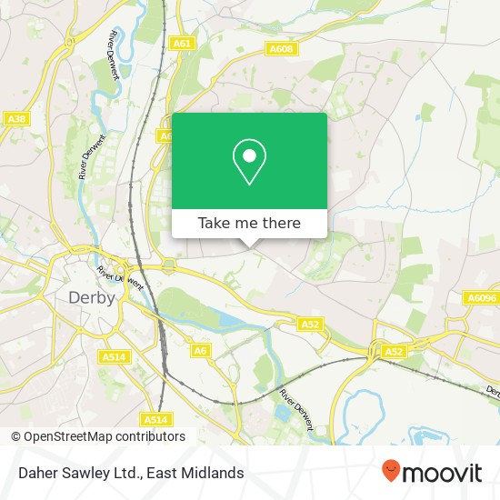 Daher Sawley Ltd. map
