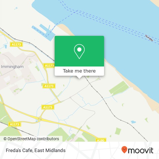 Freda's Cafe map
