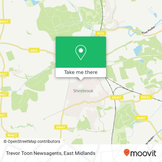 Trevor Toon Newsagents map