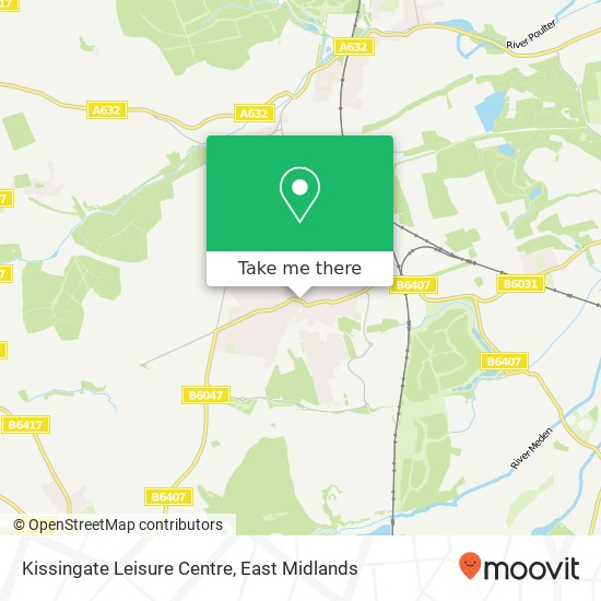 Kissingate Leisure Centre map