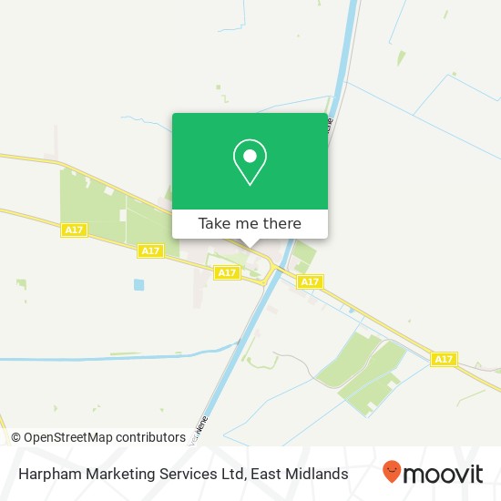Harpham Marketing Services Ltd map
