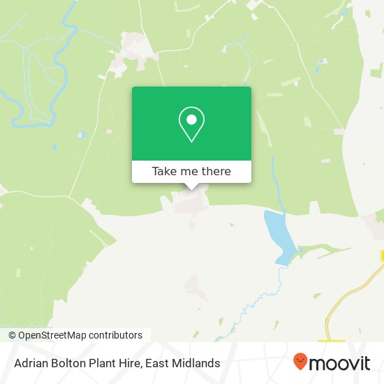Adrian Bolton Plant Hire map