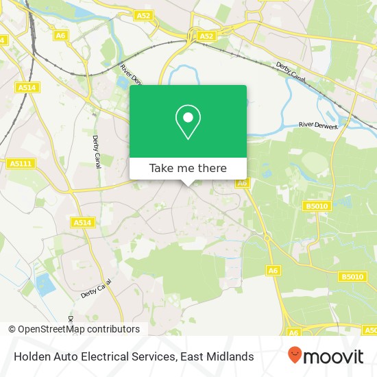 Holden Auto Electrical Services map