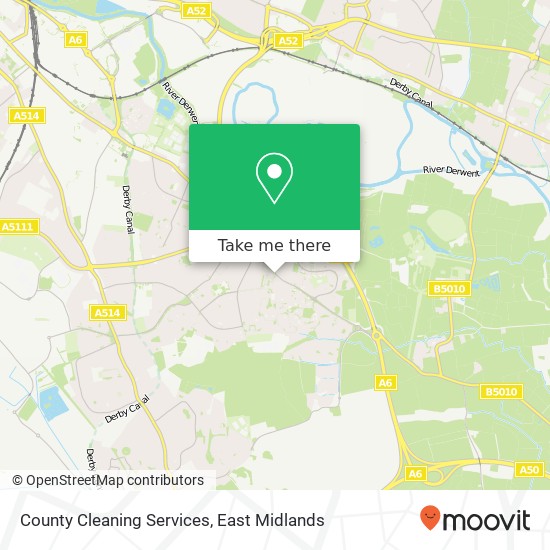 County Cleaning Services map