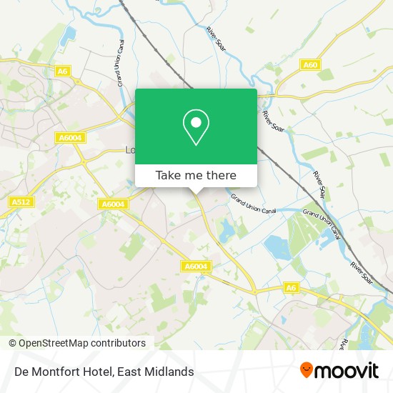 De Montfort Hotel map