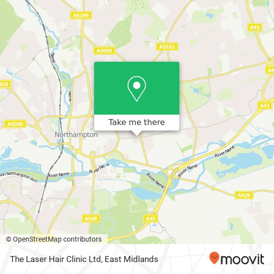 The Laser Hair Clinic Ltd map