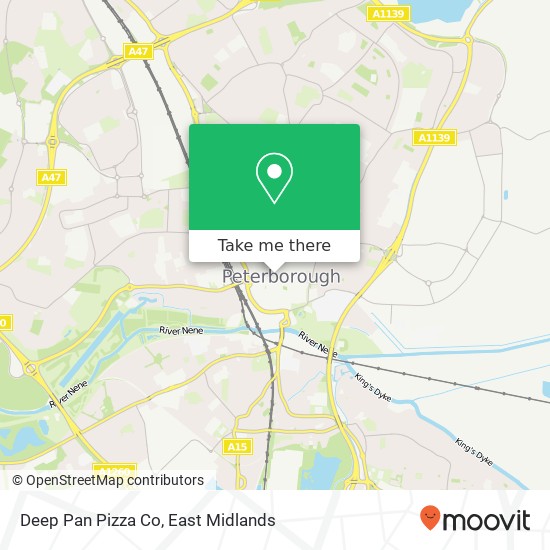 Deep Pan Pizza Co map
