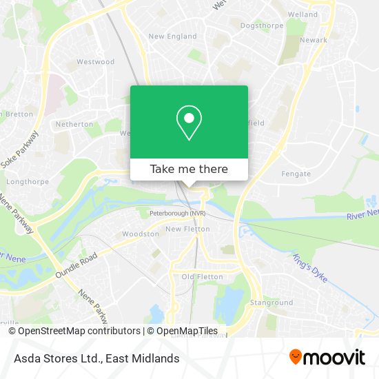 Asda Stores Ltd. map