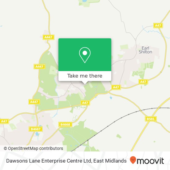 Dawsons Lane Enterprise Centre Ltd map