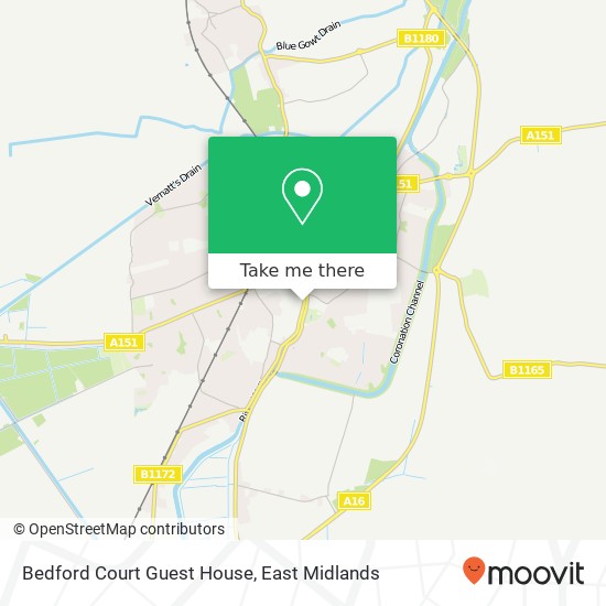 Bedford Court Guest House map