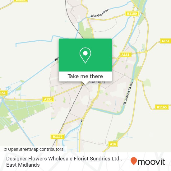 Designer Flowers Wholesale Florist Sundries Ltd. map