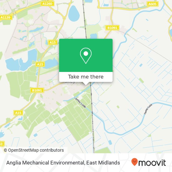 Anglia Mechanical Environmental map