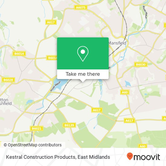 Kestral Construction Products map