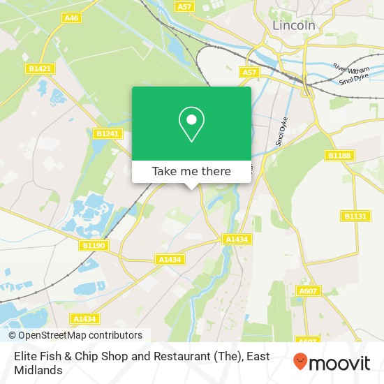 Elite Fish & Chip Shop and Restaurant (The) map