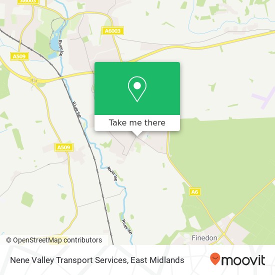 Nene Valley Transport Services map