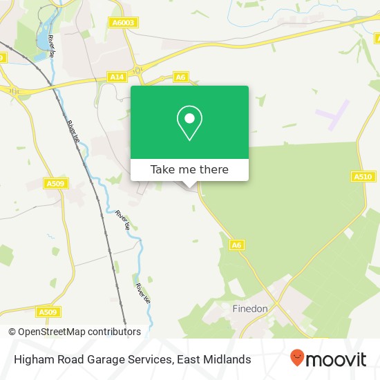 Higham Road Garage Services map