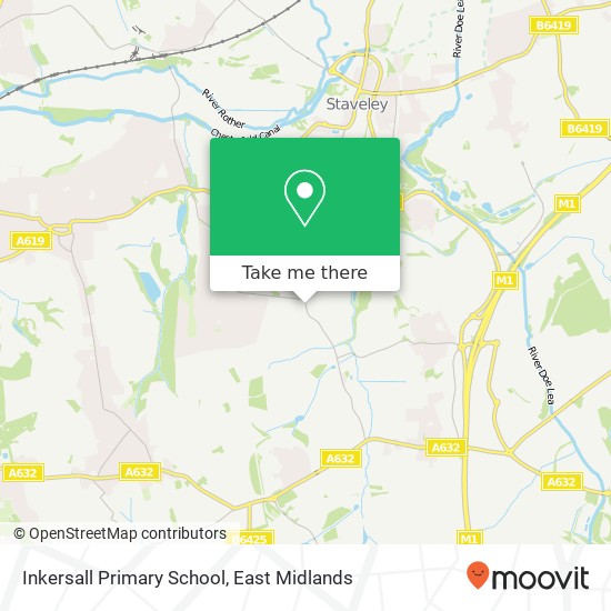 Inkersall Primary School map