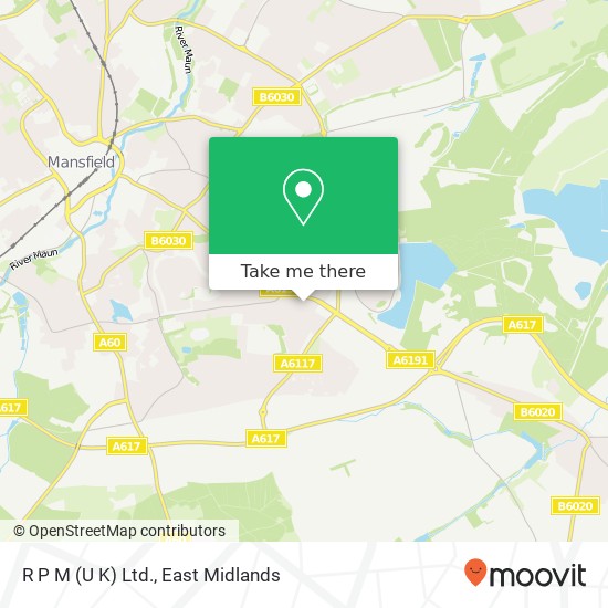 R P M (U K) Ltd. map