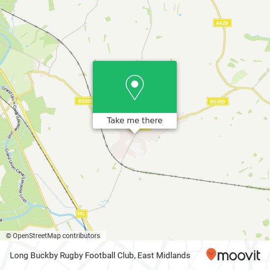 Long Buckby Rugby Football Club map