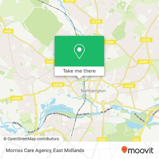 Morriss Care Agency map