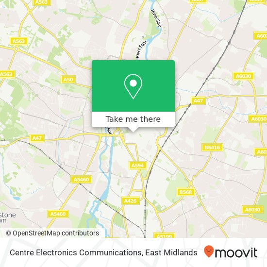 Centre Electronics Communications map