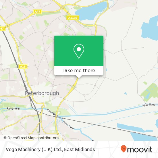 Vega Machinery (U K) Ltd. map