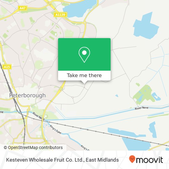 Kesteven Wholesale Fruit Co. Ltd. map