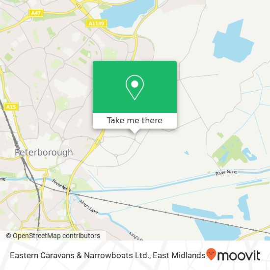 Eastern Caravans & Narrowboats Ltd. map