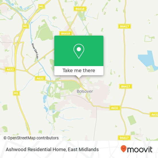 Ashwood Residential Home map