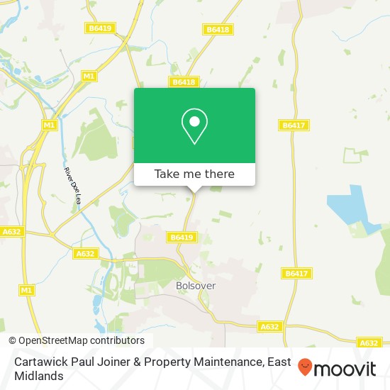 Cartawick Paul Joiner & Property Maintenance map