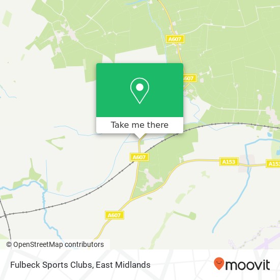 Fulbeck Sports Clubs map