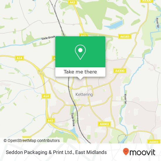 Seddon Packaging & Print Ltd. map