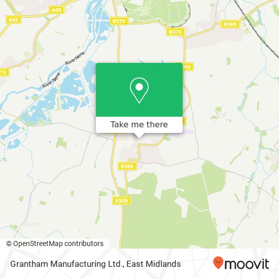 Grantham Manufacturing Ltd. map