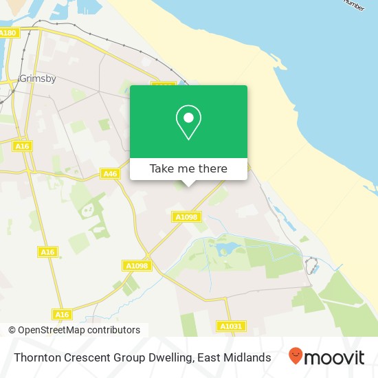 Thornton Crescent Group Dwelling map