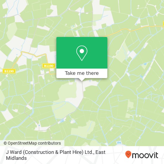 J Ward (Construction & Plant Hire) Ltd. map