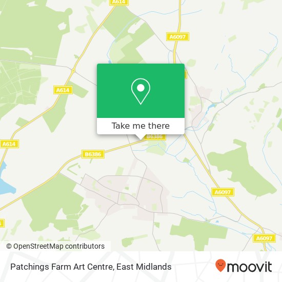 Patchings Farm Art Centre map