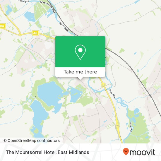 The Mountsorrel Hotel map