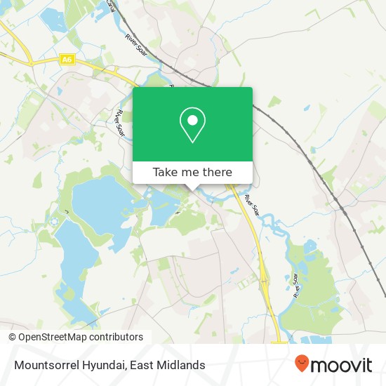 Mountsorrel Hyundai map