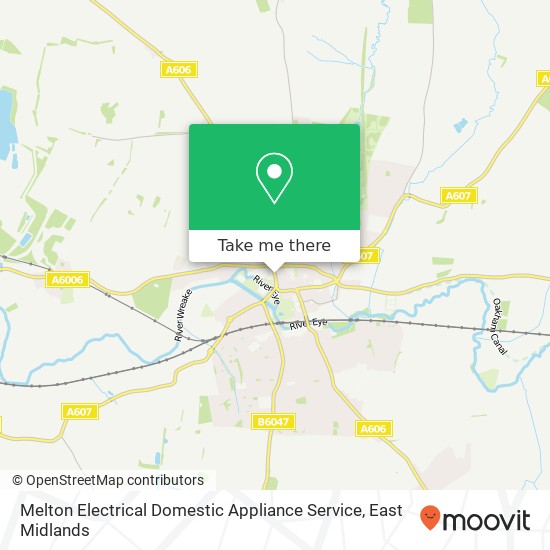 Melton Electrical Domestic Appliance Service map