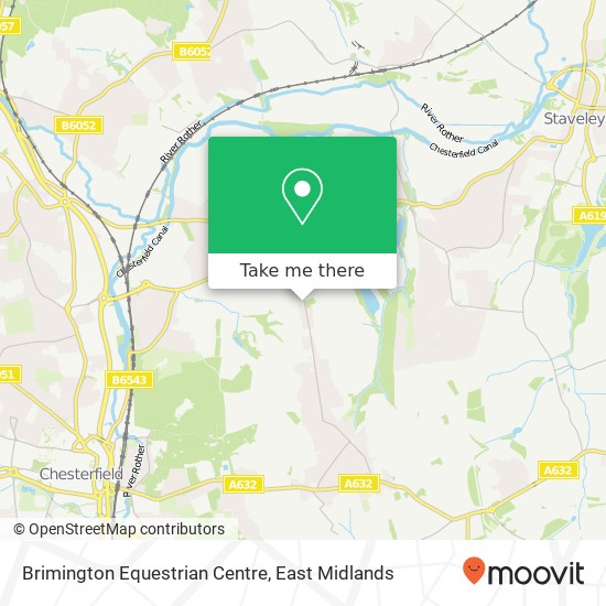 Brimington Equestrian Centre map