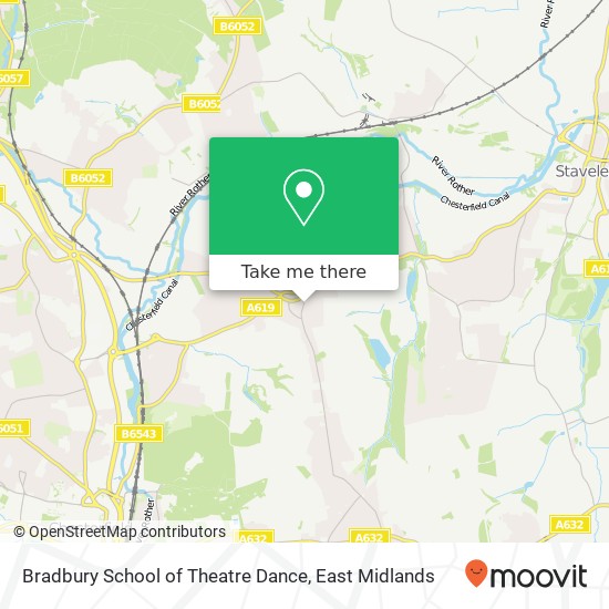 Bradbury School of Theatre Dance map